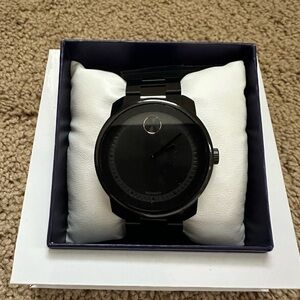 Movado Black Unisex Watch